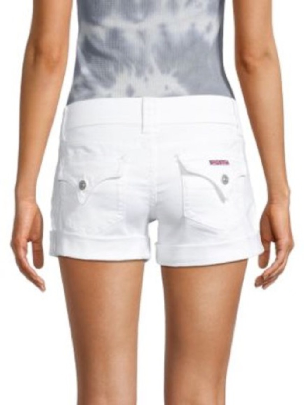 Hudson Jeans White High-Rise Denim Shorts size 30 - Picture 2 of 5